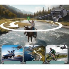 Dron TTROARINS 36 med kamera 4K IDEA36, SD-kort, 4K, Wi-Fi 5G, GPS