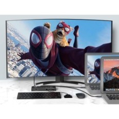 KVM USB C 8K Switch 60 Hz 4k 120 Hz HDMI Switch med flere skærmbørstøtte og konsol