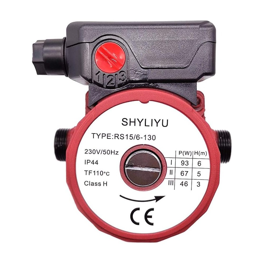 Shyliyu Zybrs-15 / 6-130-x cirkuliacinis siurblys karšto vandens, 1500 l / h, naudojama