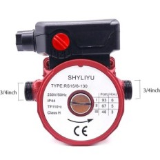 Shyliyu Zybrs-15 / 6-130-x cirkulacijska pumpa za tople vode, 1500 l / h, koristi se