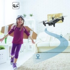 Mini Drone DEERC D20 pro děti, 720p HD, FPV, černá, použitá