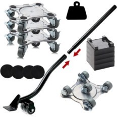 Zestaw mebli z kółkami transportowymi PULLEY, 1500 kg