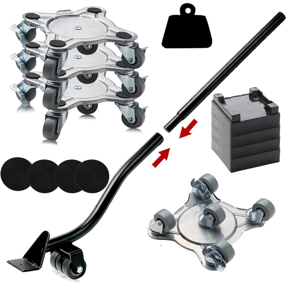 A set of furniture with Pulley transport wheels, 1500 kg