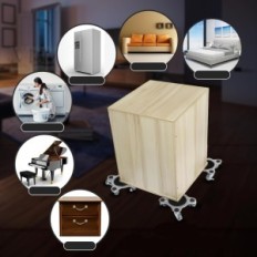 Zestaw mebli z kółkami transportowymi PULLEY, 1500 kg