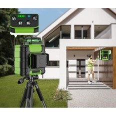 Laser Huepar 360 Cross, Green 3D, IP54, brukt