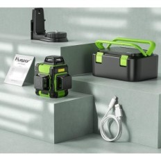 LASER HUEPER 360 kryžius, žalia 3D, IP54, naudojama