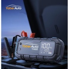 Auton Starter Yaberauto YA60, 6000 A, 45 W, Power Bank 26800 mah