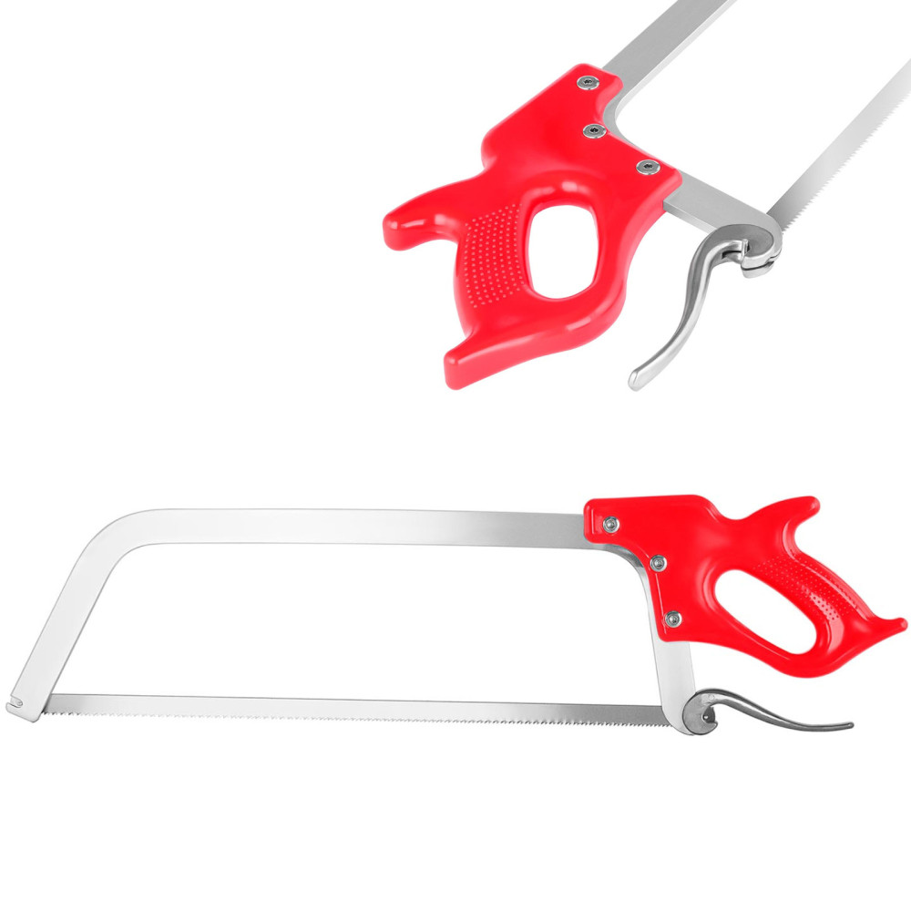 Scie à os manuelle avec lame en acier de 46 cm