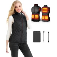 Sieviešu Kintīvā US / EU-M Heart veste, Asia-M / L, akumulators 12000 mAh