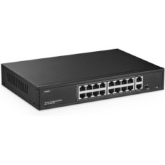 16-poort POE YULINCA F1602GP-schakelaar met 2 Gigabit Poe + -poorten