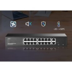 16-poort POE YULINCA F1602GP-schakelaar met 2 Gigabit Poe + -poorten