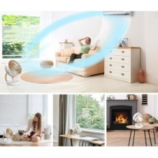 Ventilateur MyCarbon 20 DB 1850 m³ / h, Modes ECO, Blanc