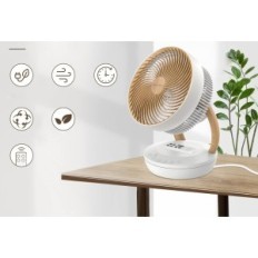 Mycarbon ventilators 20 dB 1850 m³ / h, eko režīmi, balts