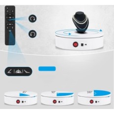 Rotating Electric Baoshanchan Platform Exhibition, 100kg, 30 cm, bianco