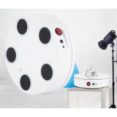 Rotating Electric Baoshanchan Platform Exhibition, 100kg, 30 cm, bianco