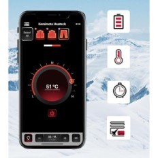 Vyhřívaný Kemimoto, Eur-XL Fleece vesta, USA-XL, Asian-2xl, černá