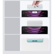 ESR Primer tipkovnice za iPad Pro 12.9 Bela magnetna primer s tipkovnico