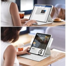 ESR tipkovnicu za ipad Pro 12.9 Bijeli magnetski slučaj s tipkovnicom