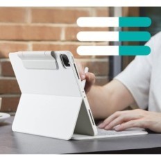 Étui de clavier ESR pour iPad Pro 12.9 Cas magnétique blanc avec clavier