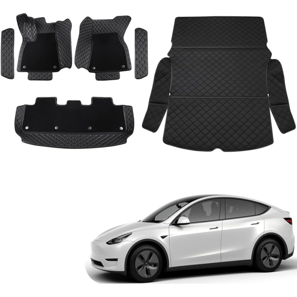 MOPFIT-Teppiche für TESLA-Modell Y, Accessoires 2021-2024, 2 kpl