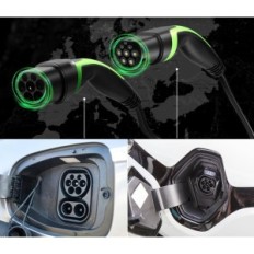 EcoPointe EVC-M2F2 kabel za punjenje, tip 2, 22 kW, 5m, 32 A, s torbama, koristi se