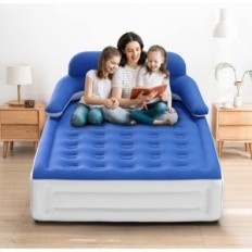 Colchão pneumático com airefina Headboard, AF-A01, 216x152x91,5 cm