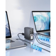 Punjača ACEFAST Z4 GAN, 218 W, USB C, 4 portove s zaslonom