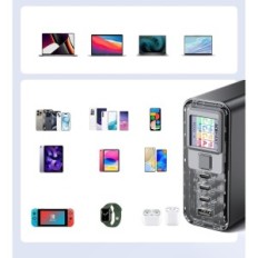 Ładowarka ACEFAST Z4 GaN, 218 W, USB C, 4 porty z ekranem