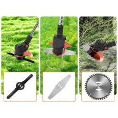 Draadloze verbranding Scythe Conpom 650 W, 24 V Trimmer, gebruikt