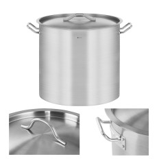 Gastronomic pot with a stainless steel cover for an induction cooker 71 L