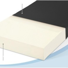 Maxvitalis Materasso pieghevole, 3 pezzi, 15 cm, 75 x 195 x 15 cm, nero