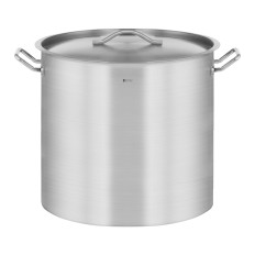 Potenciômetro gastronómico com uma tampa de aço inoxidável para um fogão de indução 71 L