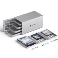 Hard Disk Bývanie Yottamaster PS400U3 4-vrecko, USB 3.0, Používa