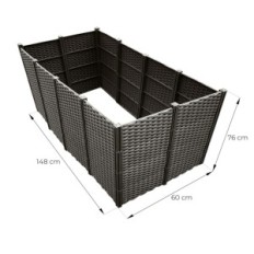 Aiola Wels, Garden Bed, Flower Box, 148 x 60 x 76 cm