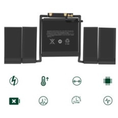 Akkumulátor laptop ASUNCELL A1819, A1706, MacBook Pro 13 "'49,2 Wh