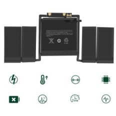 Laptopbatterij ASOCKELL A1819, A1706, MacBook Pro 13 '' 49.2 WH