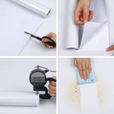 Self-adhesive foil Hode, white brocade, 90cmx6m, glossy, self-adhesive