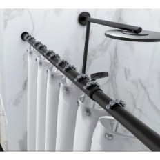 Meisenberg, 310-360 cm, acier à haute teneur en carbone, tapis noir