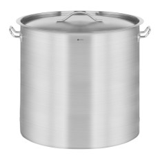 Gastronomic pot with a stainless steel cover for an induction cooker 98 l