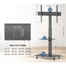 Stand televisivo su ruote Bontec FitW-02, 30-70 '', VESA 600 x 400 mm