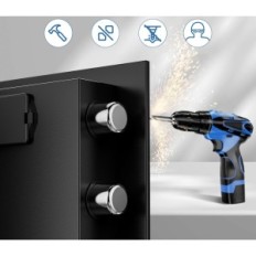 Coffre-fort Wasjoye 38.5L, ignifuge 15,75 x 15 x 12,2 '', sans clé, fermé