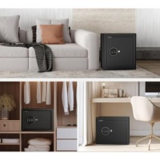 Safe Woyjoye 38.5l, ignifuga 15.75 x 15 x 12,2 ', senza chiave, chiusa