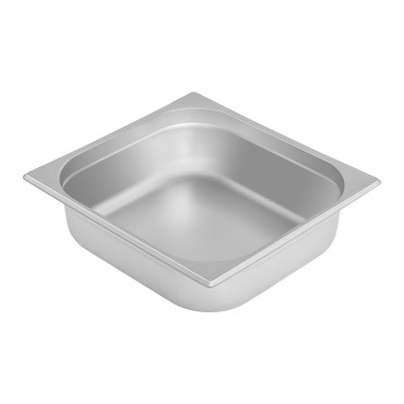 Diskbehållare Stål gastronomiskt gn2 / 3 djup. 100 mm