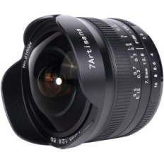 Kalan linssilinjat 7Aarterit 7,5 mm F2.8 II Fujifilm-kameroille