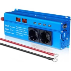 Foval 3000W, 12V 230V, onda sinusoidal pura, 4 puertos USB