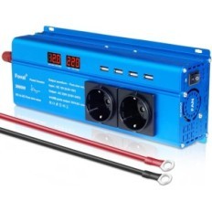 Foval 3000W, 12V 230V, onda sinusoidal pura, 4 puertos USB