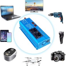 FOVAL 3000W, 12V 230V, reiner Sinuswelle, 4 USB-Anschlüsse