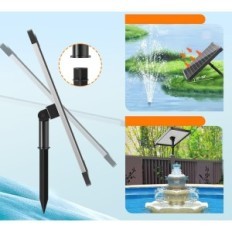 Lagoa de faturamento com um painel de bancada 25 W, 1512 l / h, comprimento do cabo 5 m