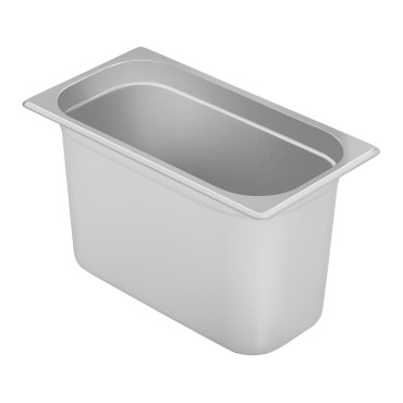 Χάλυβα γαστρονομικό ανοξείδωτο χάλυβα GN1 / 3 βάθος. 200 mm