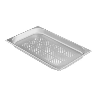 Profundidade GN1 / 1 de Recipiente Gastronômico Perfurado. 40 mm